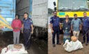 চৌদ্দগ্রামে পুলিশের বিশেষ অভিযানে ৩৬ কেজি গাঁজাসহ ৩ মাদক কারবারি আটক