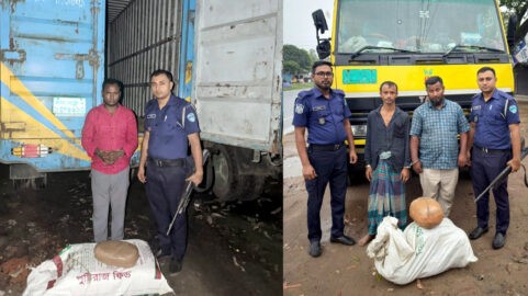 চৌদ্দগ্রামে পুলিশের বিশেষ অভিযানে ৩৬ কেজি গাঁজাসহ ৩ মাদক কারবারি আটক