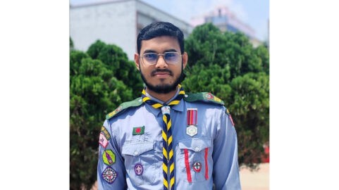 ভিক্টোরিয়া কলেজ রোভার স্কাউটের সিনিয়র রোভার মেট নির্বাচিত মো. ফয়সাল