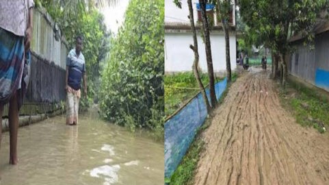 নাঙ্গলকোটের পানকরা সড়কের বেহাল দশা, দুর্ভোগে তিন হাজার মানুষ