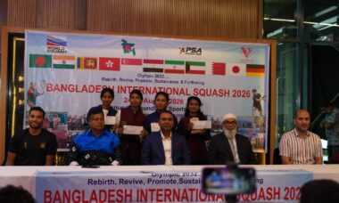 বাংলাদেশ আন্তর্জাতিক স্কোয়াশ ২০২৬ এর জমকালো সমাপনী