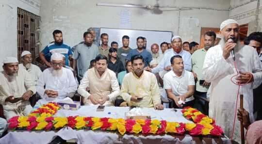 কাশিনগর ইউনিয়নে সম্ভাব্য চেয়ারম্যান প্রার্থী আশিকের নির্বাচনী আলোচনা সভা